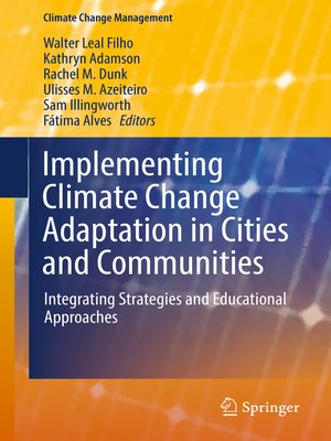 cover image of Implementing Climate Change Adaptation in Cities and Communities